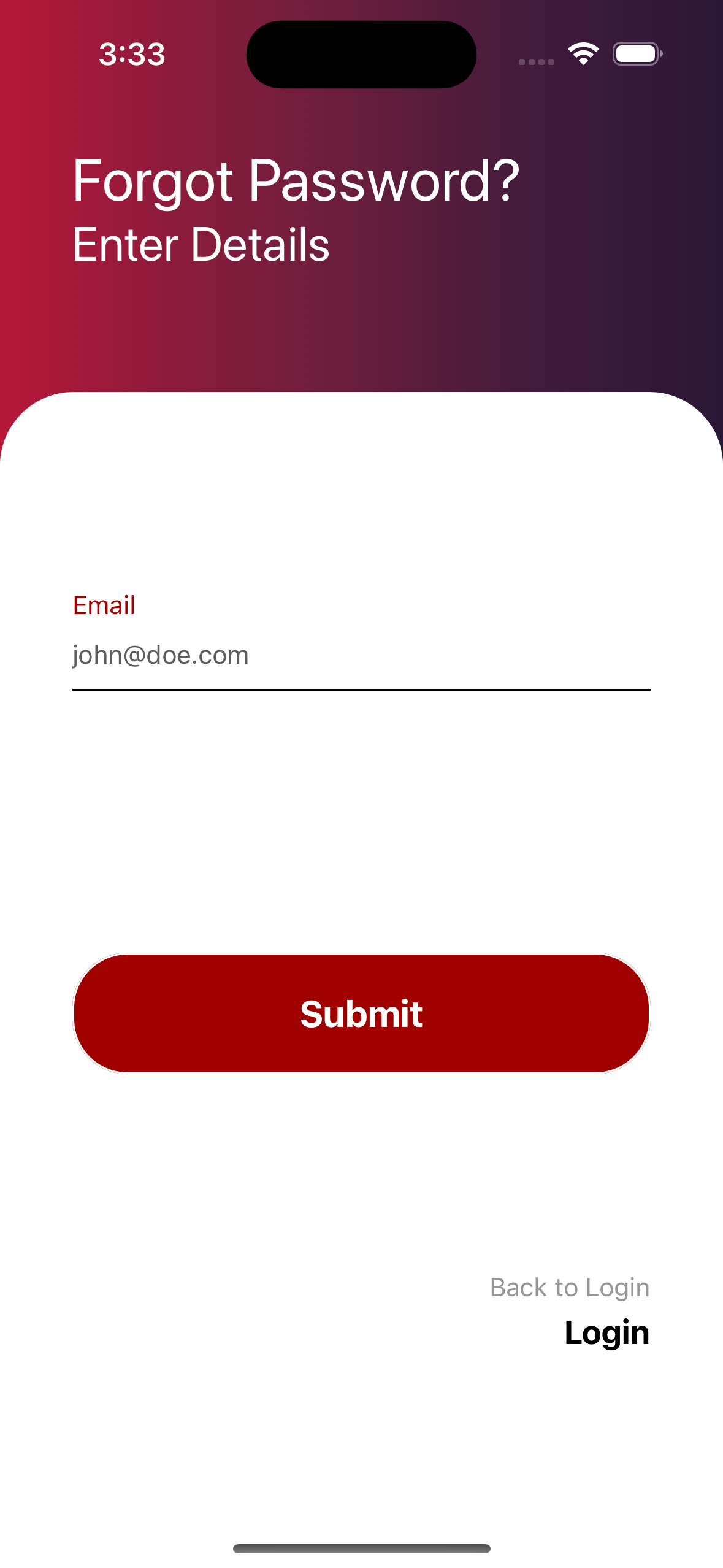 React Native Login UI Template screenshot 10