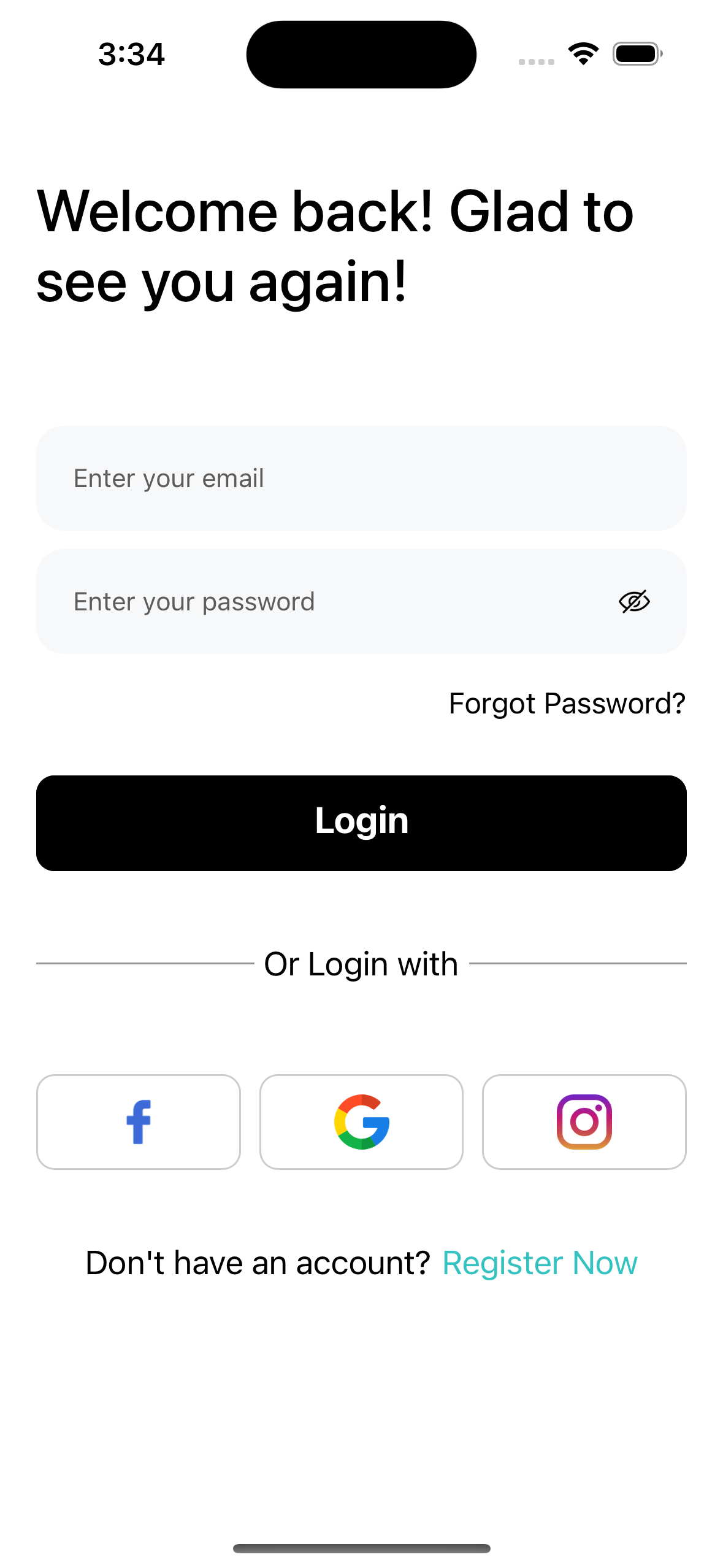 React Native Login UI Template screenshot 11