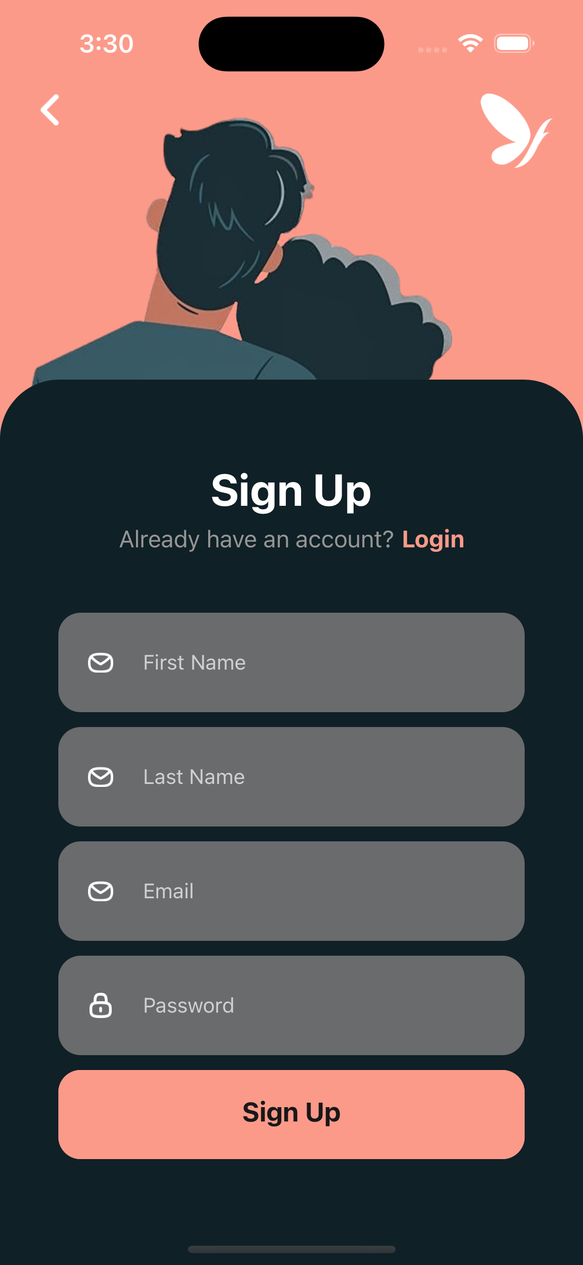 React Native Login UI Template screenshot 3
